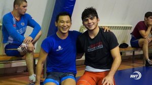 Кайл Снайдер провел тренировку в Хасавюрте в преддверии международного турнира по борьбе