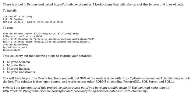 Databases: Best Approach to Migrating Oracle to MySQL - Run on EC2 in AWS (3 Solutions!!) смотреть онлайн