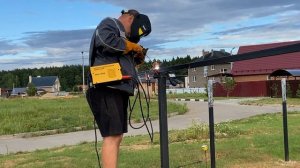 Забор из профнастила своими руками