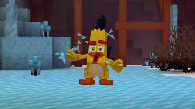 Колоборация Minecraft и Angry birds DLC смотреть онлайн