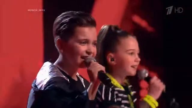 Артём Морозов, Ксения Мисюрина, Дмитрий и Сергей Коценко - "The final countdown". Голос. Дети-7 смотреть онлайн