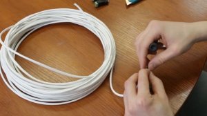 Подключение камеры. Комбинированный кабель видео + питание. Как подготовить кабель.