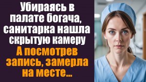 Убираясь в палате умирающего богача, санитарка нашла скрытую камеру. А посмотрев запись, замерла...