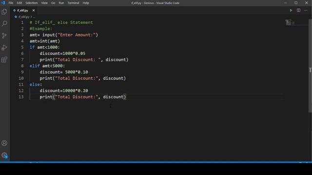 Python If...Elif...Else statement - Python Tutorials 17