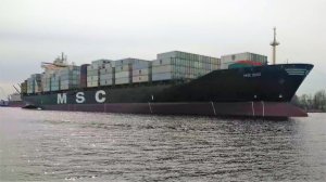 MSC SUEZ- Огромный контейнеровоз на фарватере Финского Залива