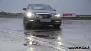 Mercedes E63 AMG Drifting at Brooklands