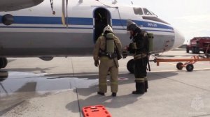 Пожарно-тактическое учение в аэропорту