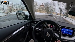 2024 Skoda Octavia [ Elegance 1.0 TSI 110hp ] POV Test Drive & Consumption