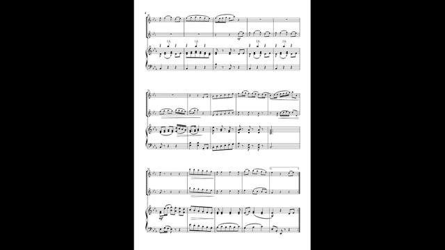 Boccherini's "Minuet" for Flute Duet and Piano. (sheet music) Arranged by Grant Horsley смотреть онлайн