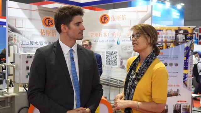 Anne te Velde discusses Dutch water technology at Aquatech China 2018