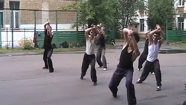 Фрагменты тренировки по курсу группы для начинающих Цзибэньгун (базовая работа)