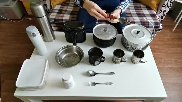 Обзор посуды для похода | простейший набор.