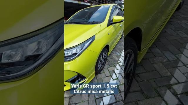 yaris GR Sport 1.5 CVT, citrus Mica metalic #toyota #yarisgr