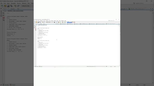 Tutorial Membuat Implementasi  Queue Sederhana dengan Java ini.