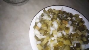 Зимний салат из огурцов