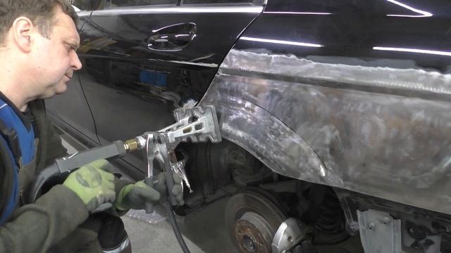 Mercedes rear quarter repair in 12 minutes смотреть онлайн