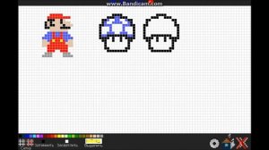 Mr. Pixel Art v 1.2.2 #2 программа для рисования пиксельных артов #Mario