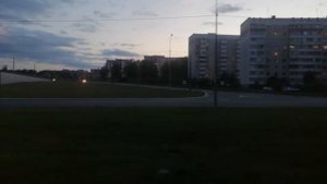 Перегон Саранск-Ялга с последнего вагона фирменного поезда "Мордовия"