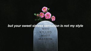 matt maeson - grave digger // lyrics