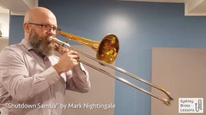 "Shutdown Samba" by Mark Nightingale - AMEB Grade 5 Trombone List A / Trinity Grade 5 List B