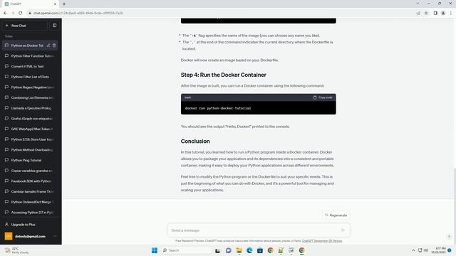 Running python program on docker смотреть онлайн
