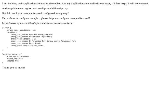 Openlitespeed as a WebSocket Proxy смотреть онлайн