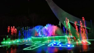 Шоу "Музыкальный фонтан" Южно-Сахалинск