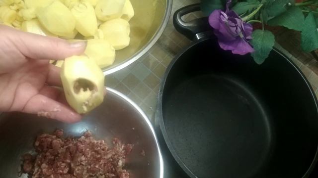 Фаршированный картофель. #едакартофельмясовкусно#жизньпрекрасна#