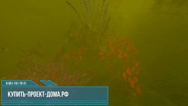 Видео проекта бани  из оцилиндрованного бревна 6 на 4 метра. Визуализация живой русской бани