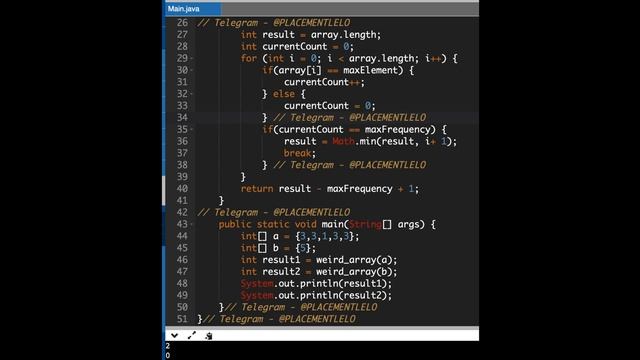 WEIRD ARRAY CODE | ACCOLITE CODING SOLUTIONS | PYTHON C++ JAVA C | WEIRD ARRAY ACCOLITE CODE