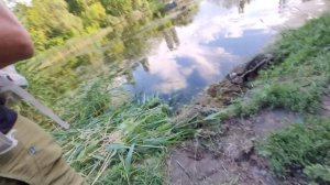 ПОЛЕЗНАЯ ТРУДОТЕРАПИЯ или УБОРКА МУСОРА В ДОЛЬ РЕКИ