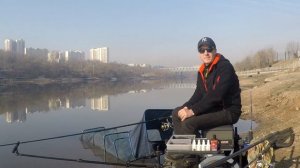 Рыбалка в Марьино. Было весело! Транспортная система для платформе - обзор в конце видео.