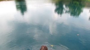 Голубое ОЗЕРО: измеряем глубину БЕЗДНЫ