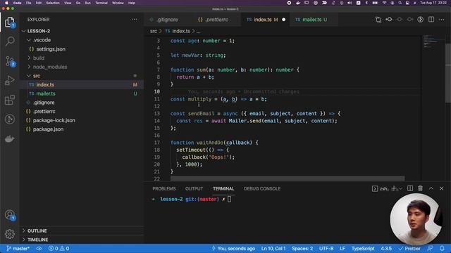 Bài 4 - Gán kiểu trong TypeScript смотреть онлайн