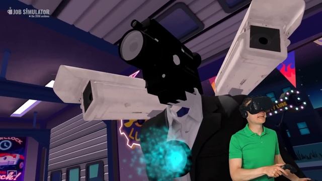 CAMERAMAN vs SPEAKERMAN (Job Simulator VR) смотреть онлайн