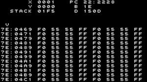 SNES George Foreman KO Boxing - Debug Error Handling Crash Report Screen