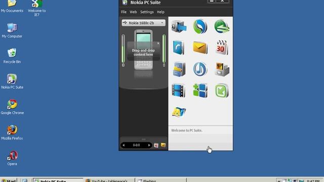 Nokia 1680 with Nokia PC Suite USB Cable смотреть онлайн
