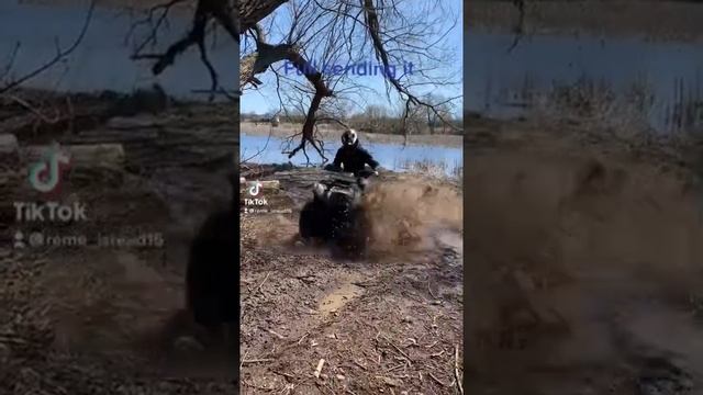 Full send on the arctic cat 150