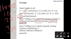 Column adding and deleting in Pandas with Example