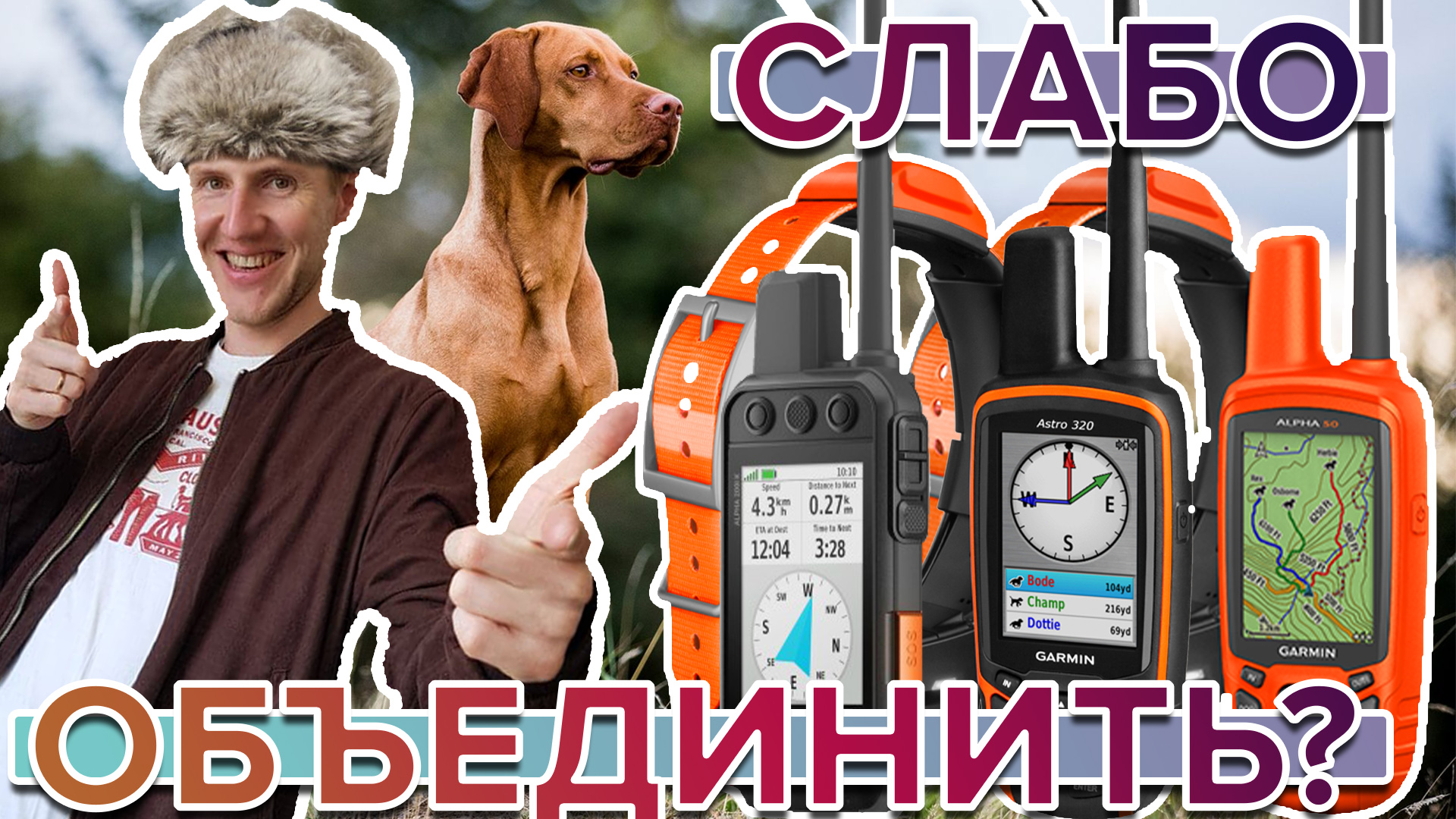Объединяем Garmin Alpha 100 50 Astro 430 320 с помощью Dog Track в часах Garmin Fenix 6