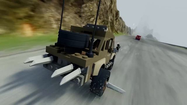 Carros de Lego descendo o Morro a mais de 300kmh no Beamng Drive смотреть онлайн
