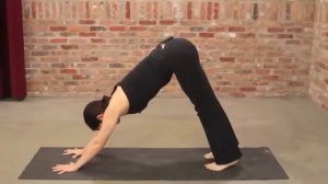 Beginner Alignment Instruction in  DOWNDOG (yoga with weights)