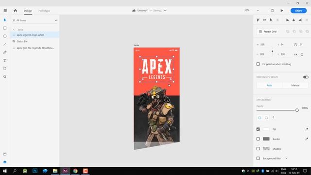 Apex App UI Design  Mobile UI Design with Adobe XD 2