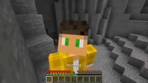 Повторил сложный трюк с лестницей в майнкрафте