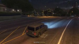 GTA V - night cargo pickup at a Vinewood drop site - WG INDUSTRIES: NO HUD RP LP 125