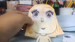 Бумажная кукла Блайз Blythe doll