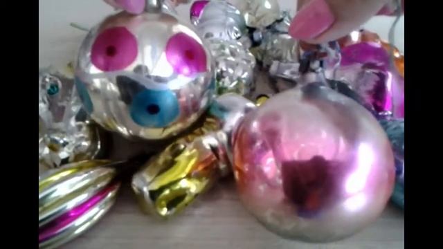 Любимые ёлочные игрушки 50-х годов./Christmas tree toy of the USSR. смотреть онлайн