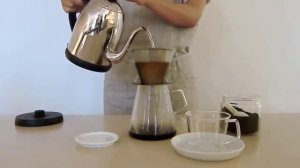 Кофейник с капельной воронкой и ситечком CARAT, KINTO