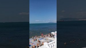 Кабардинка 2022,пляж с улицы Корницкого-пляж Коралл, парк атракционов
