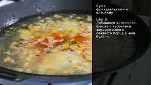 Суп с фрикадельками и клёцками . Рецепт от шеф повара Максима Григорьева